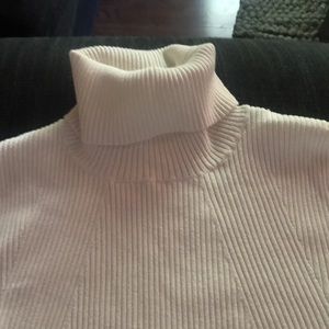 Maeve ivory ribbed turtleneck